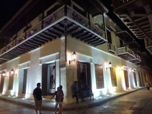 Cartagena bldg night